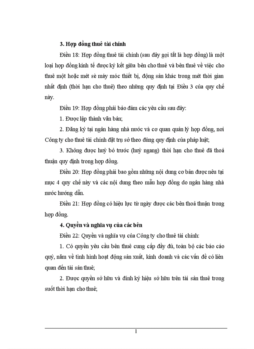 image for page Chế độ tài chính về tổ chức và hoạt động của công ty cho thuê tài chính ở việt nam