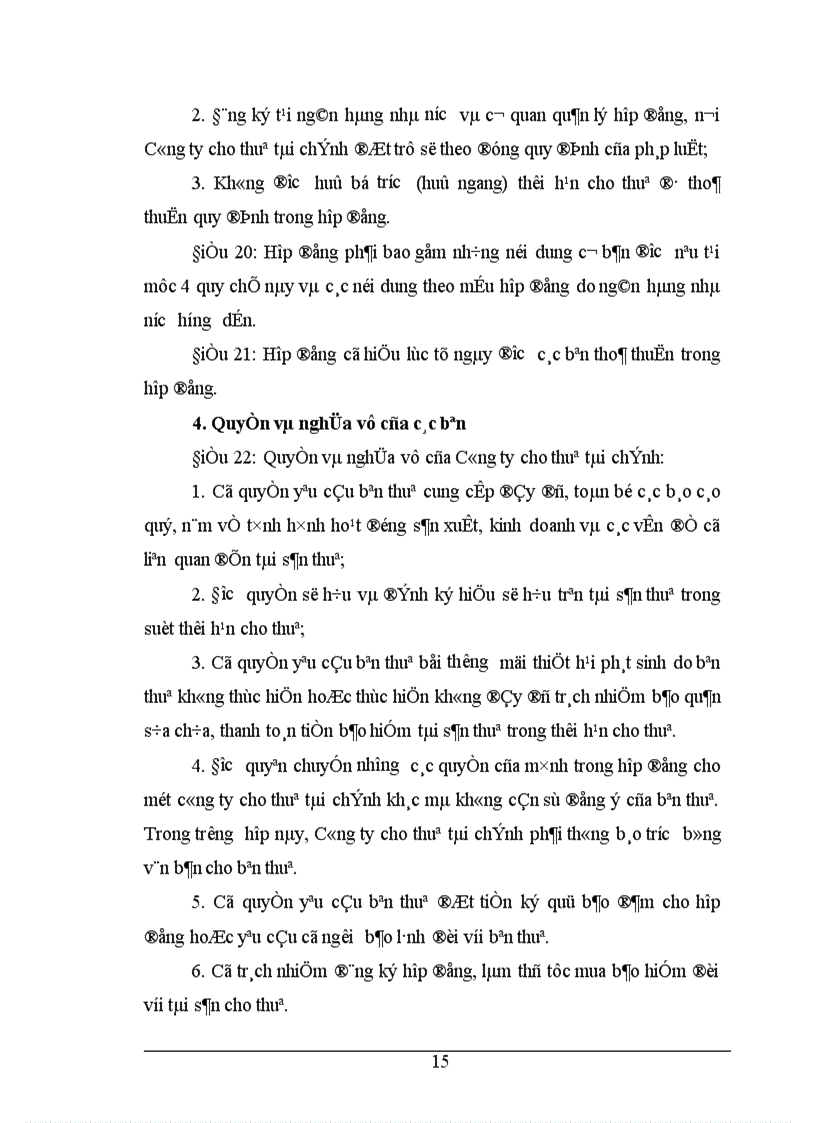 image for page Chế độ tài chính về tổ chức và hoạt động của công ty cho thuê tài chính ở việt nam