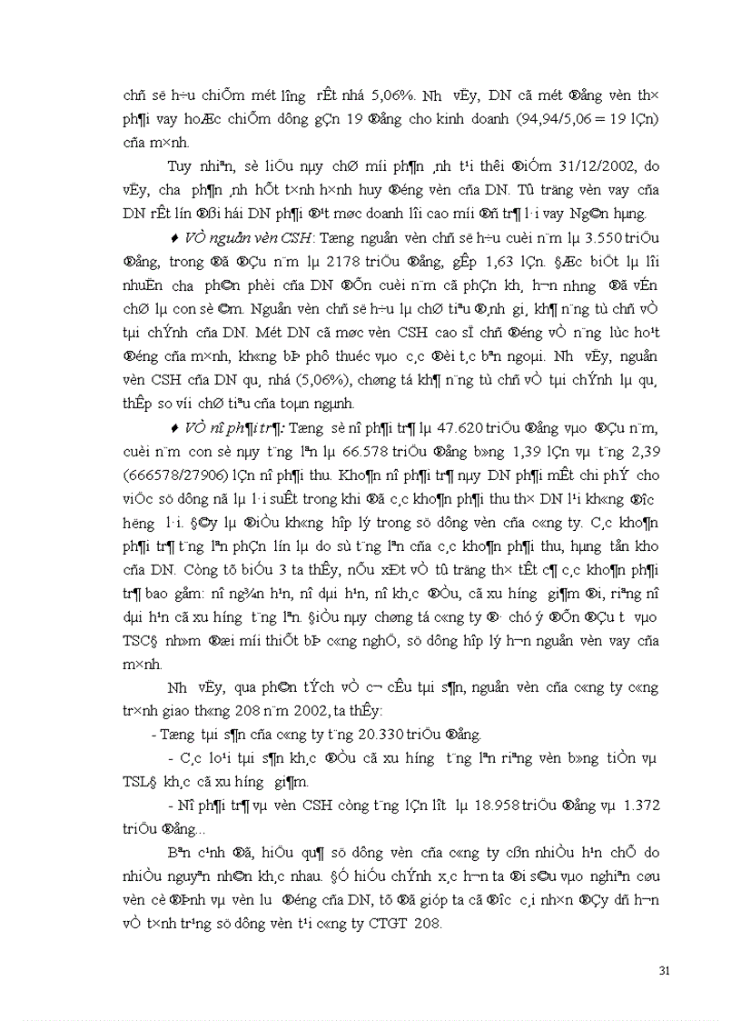 image for page Một số giải pháp nhằm nâng cao hiệu quả sử dụng vốn tại Công ty công trình giao thông 208 thuộc tổng giao thông 4 Bộ Giao Thông Vận tải