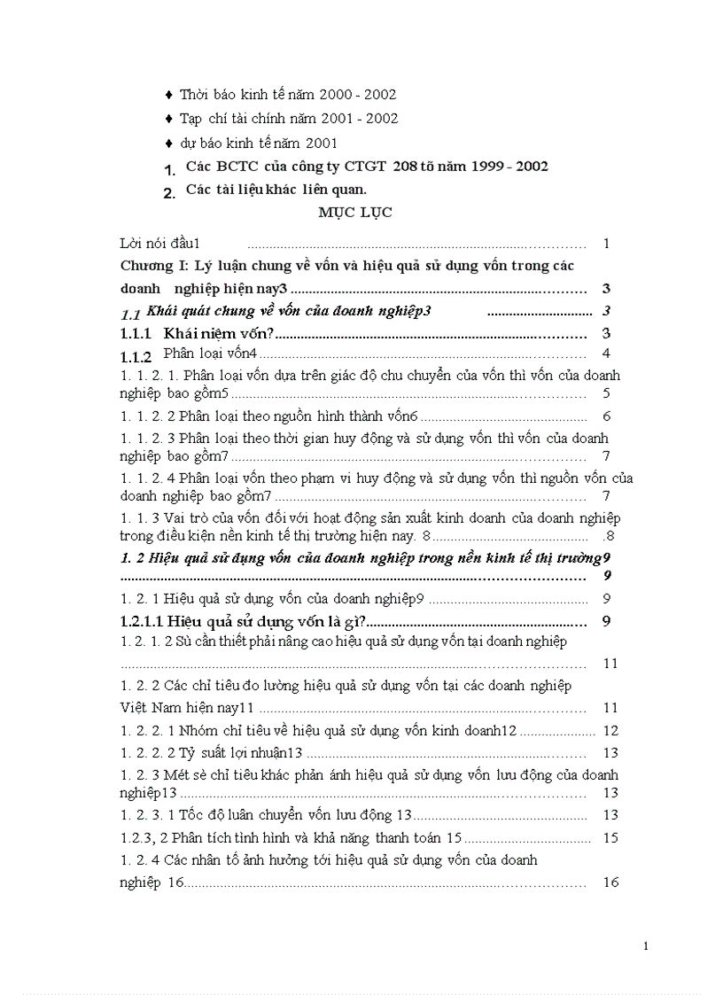 image for page Một số giải pháp nhằm nâng cao hiệu quả sử dụng vốn tại Công ty công trình giao thông 208 thuộc tổng giao thông 4 Bộ Giao Thông Vận tải
