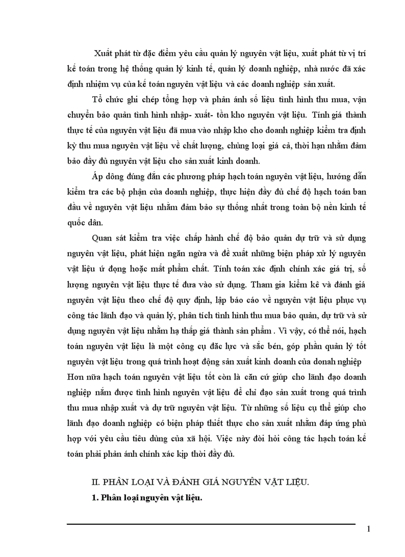 image for page Công tác hạch toán nguyên vật liệu tại Công ty Cổ Phần Diêm Thống Nhất 1