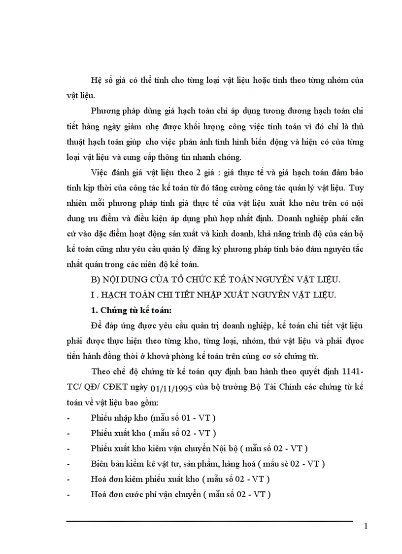 image for page Công tác hạch toán nguyên vật liệu tại Công ty Cổ Phần Diêm Thống Nhất 1