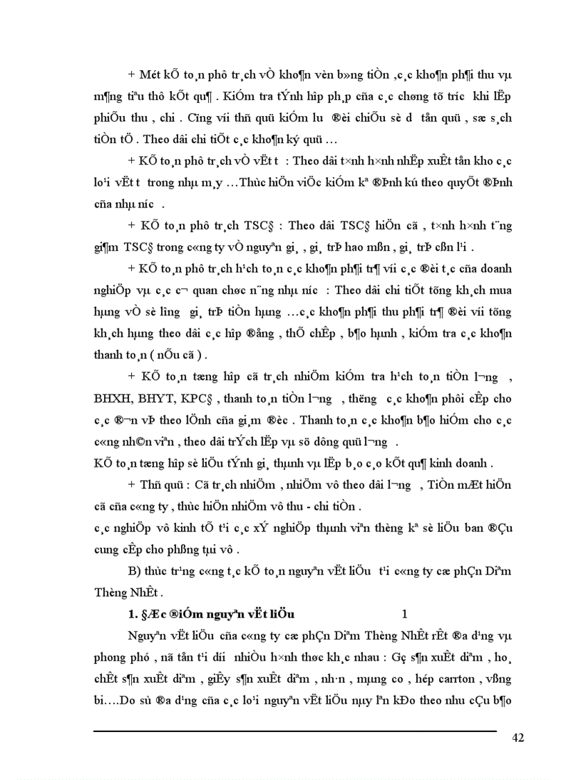 image for page Công tác hạch toán nguyên vật liệu tại Công ty Cổ Phần Diêm Thống Nhất 1