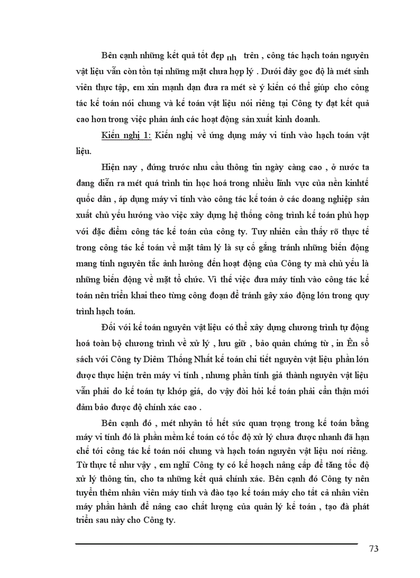 image for page Công tác hạch toán nguyên vật liệu tại Công ty Cổ Phần Diêm Thống Nhất 1