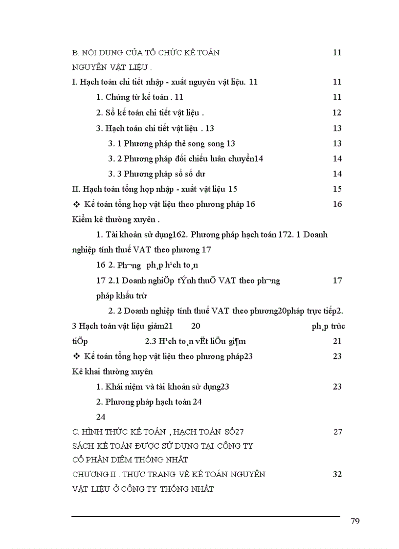 image for page Công tác hạch toán nguyên vật liệu tại Công ty Cổ Phần Diêm Thống Nhất 1
