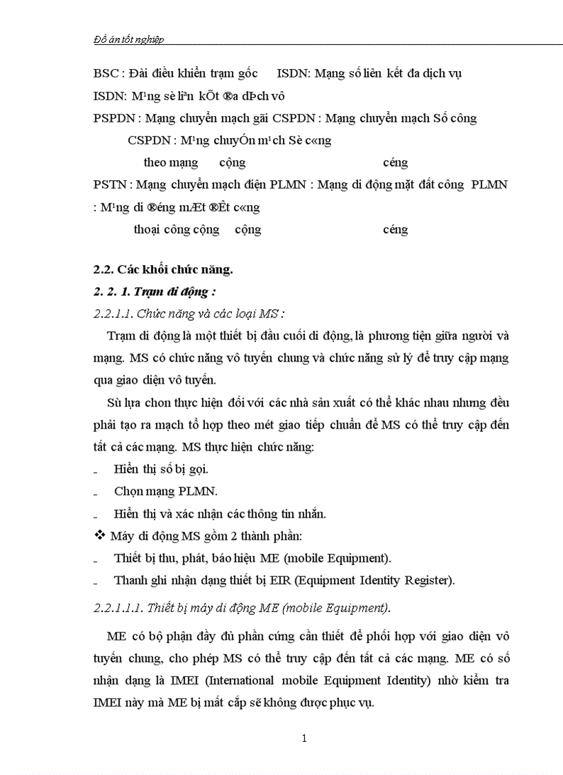 image for page Tổng quan về mạng thông tin di động GSM