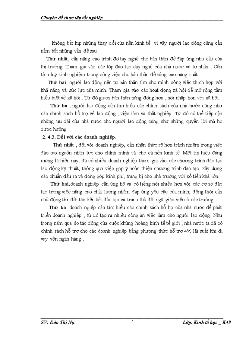 image for page Định hướng và các giải pháp nhằm giải quyết tình trạng thất nghiệp và tạo nhiều công ăn việc làm cho người lao động 1