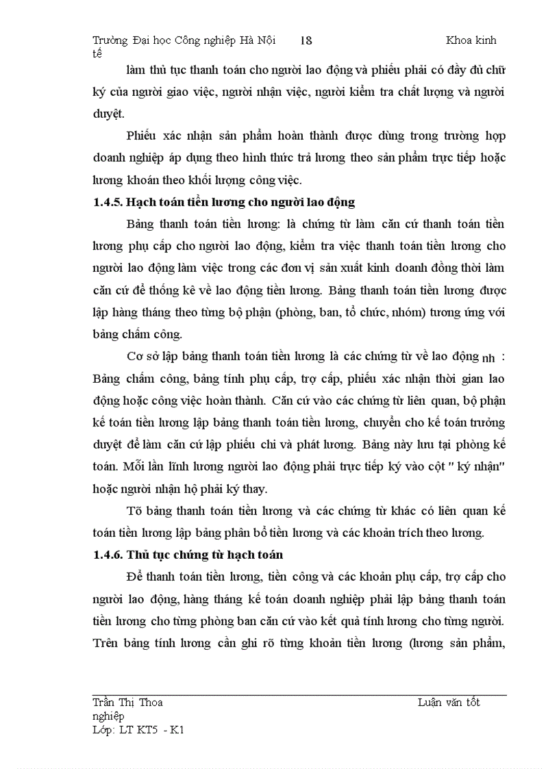 image for page Hoàn thiện công tác kế toán tiền lương và các khoản trích theo lương tại Công ty TNHH T A