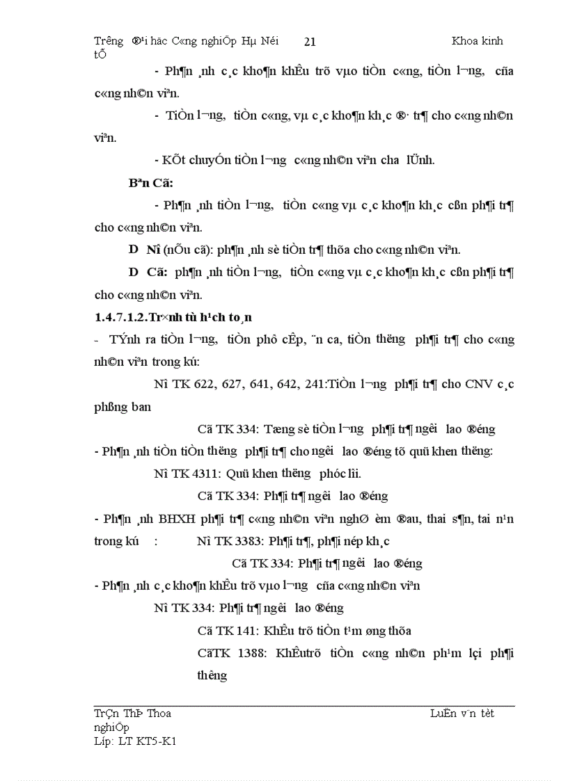 image for page Hoàn thiện công tác kế toán tiền lương và các khoản trích theo lương tại Công ty TNHH T A