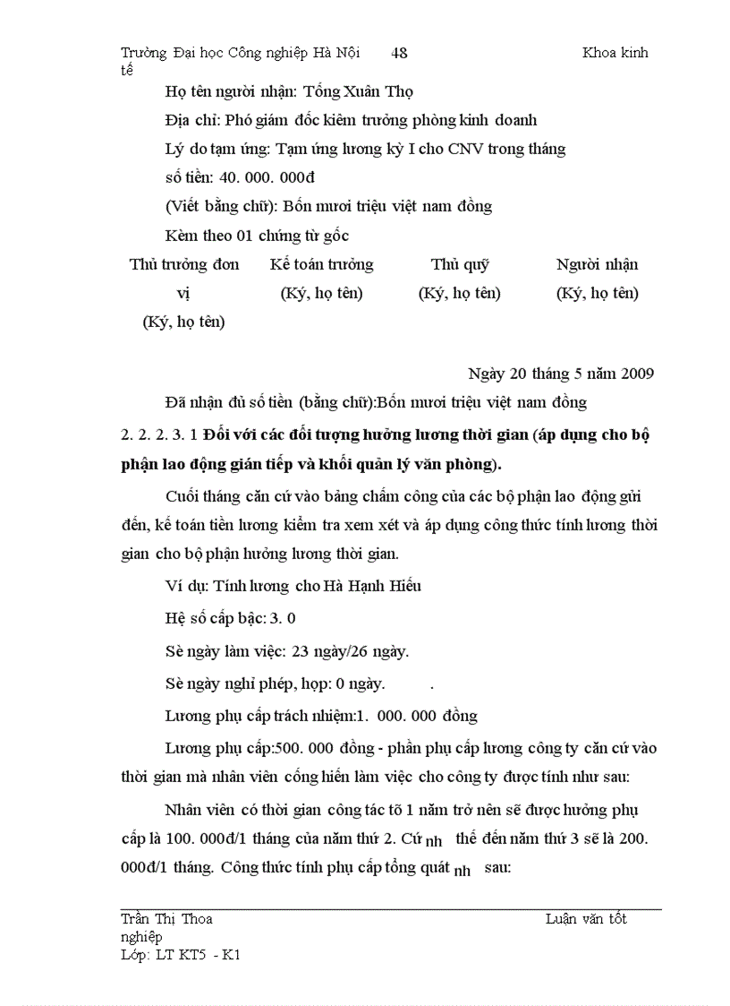 image for page Hoàn thiện công tác kế toán tiền lương và các khoản trích theo lương tại Công ty TNHH T A