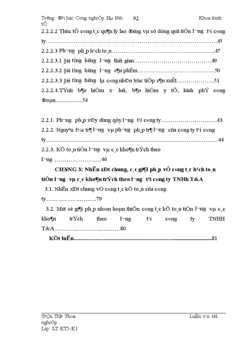 image for page Hoàn thiện công tác kế toán tiền lương và các khoản trích theo lương tại Công ty TNHH T A
