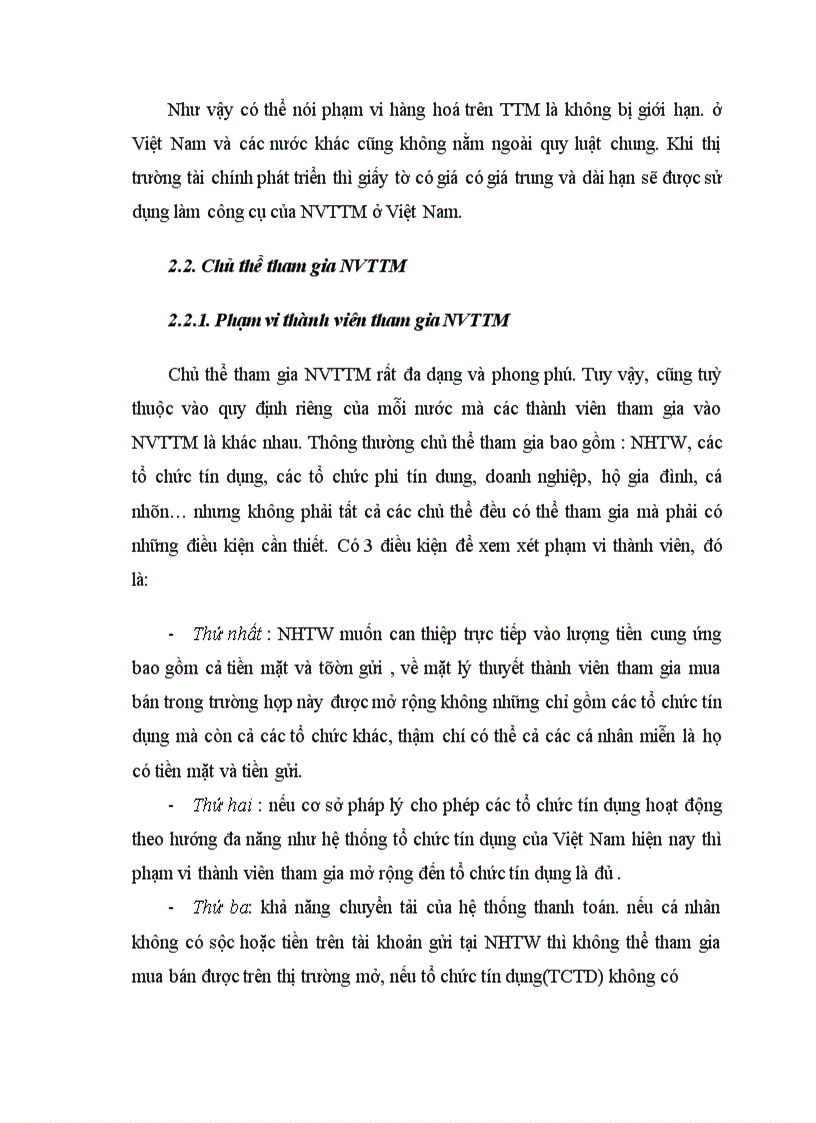 image for page Thực trạng hoạt động thị trường mở ở Việt Nam hiện nay 1