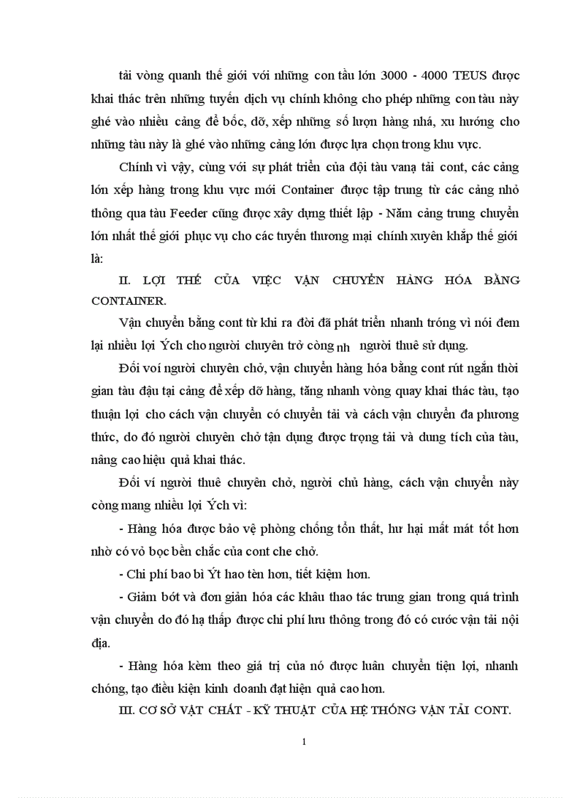 image for page Vận tải Container Thực trạng và phương hướng phát triển tại Việt Nam 1