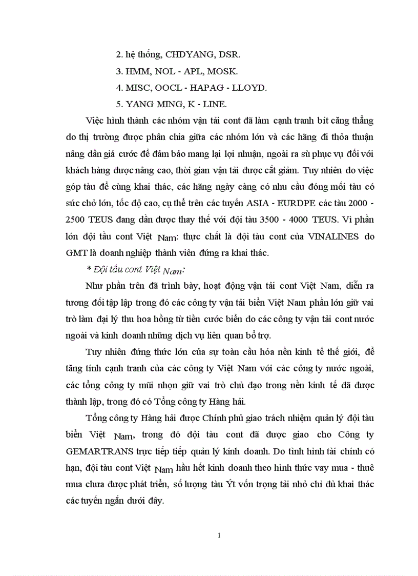 image for page Vận tải Container Thực trạng và phương hướng phát triển tại Việt Nam 1