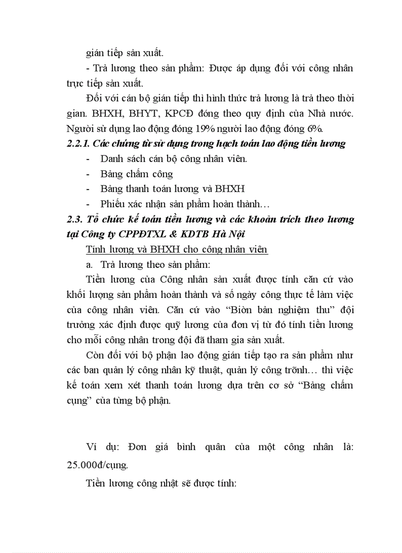 image for page Kế toán tiền lưưong và một số giải pháp hoàn thiện kế toán tiền lương và các khoản trích theo lương tại Công ty Cổ phần Đầu tư Xây lắp và Kinh doanh Thiết Bị Hà Nội