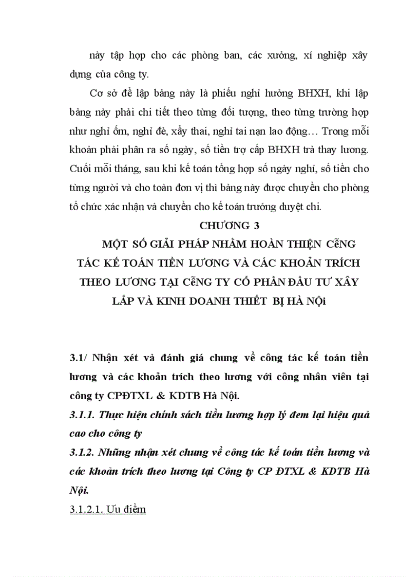 image for page Kế toán tiền lưưong và một số giải pháp hoàn thiện kế toán tiền lương và các khoản trích theo lương tại Công ty Cổ phần Đầu tư Xây lắp và Kinh doanh Thiết Bị Hà Nội