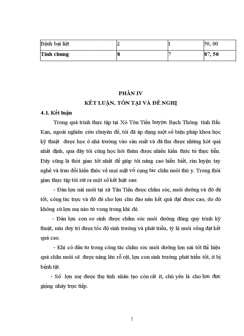 image for page Khảo sát một số chỉ tiêu sản xuất của đàn lợn nái địa phương tại nông hộ ở xã Tân Tiến huyện Bạch Thông tỉnh Bắc Kạn