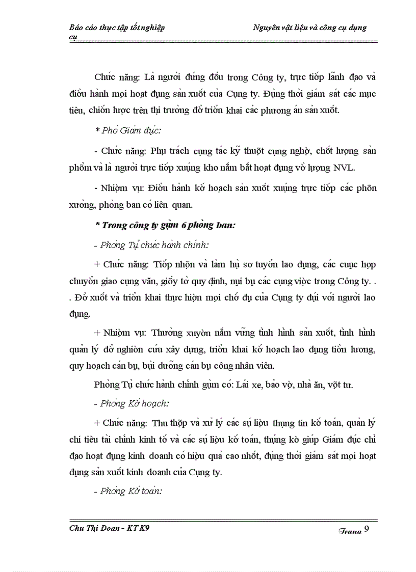 image for page Thư c tê công ta c kê toa n NVL va CCDC ta i Công ty TNHH SX TM Vu Ha i