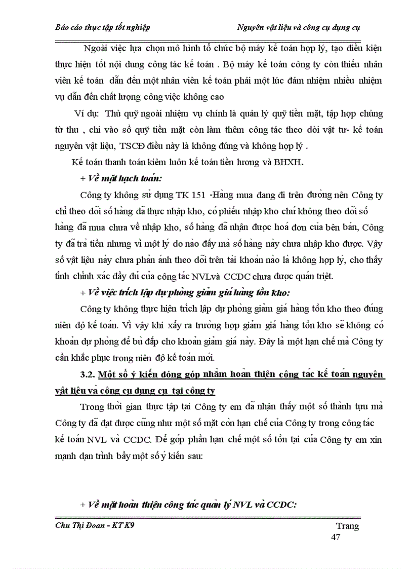 image for page Thư c tê công ta c kê toa n NVL va CCDC ta i Công ty TNHH SX TM Vu Ha i