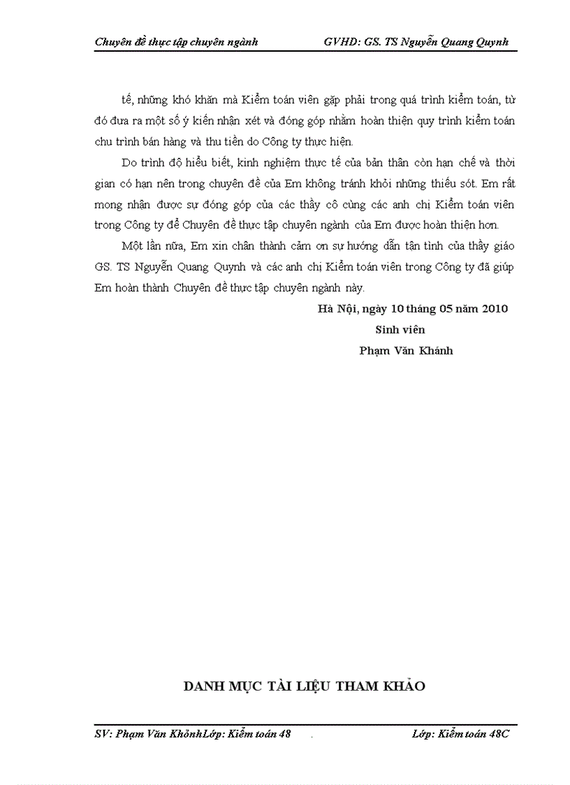 image for page Hoàn thiện kiểm toán chu trình bán hàng và thu tiền trong kiểm toán BCTC do Công ty TNHH Kiểm toán PKF Việt Nam thực hiện 1