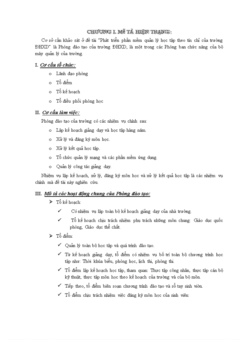 image for page Phát triển phần mềm quản lý học tập theo tín chỉ của trường ĐHXD