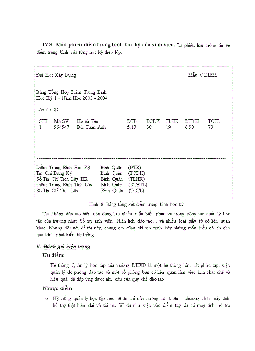 image for page Phát triển phần mềm quản lý học tập theo tín chỉ của trường ĐHXD