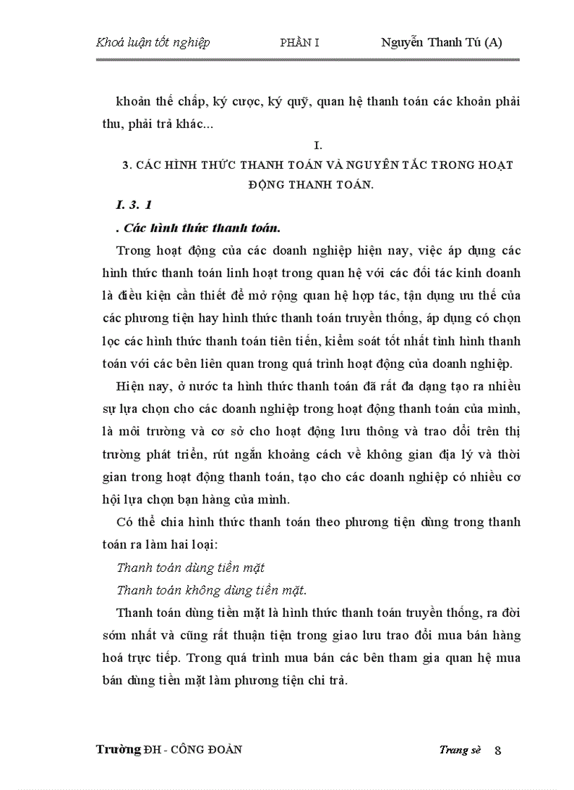 image for page Hoàn thiện công tác kế toán các nghiệp vụ thanh toán với người mua hàng và người cung cấp tại Công ty Dệt vải Công nghiệp Hà Nội 1