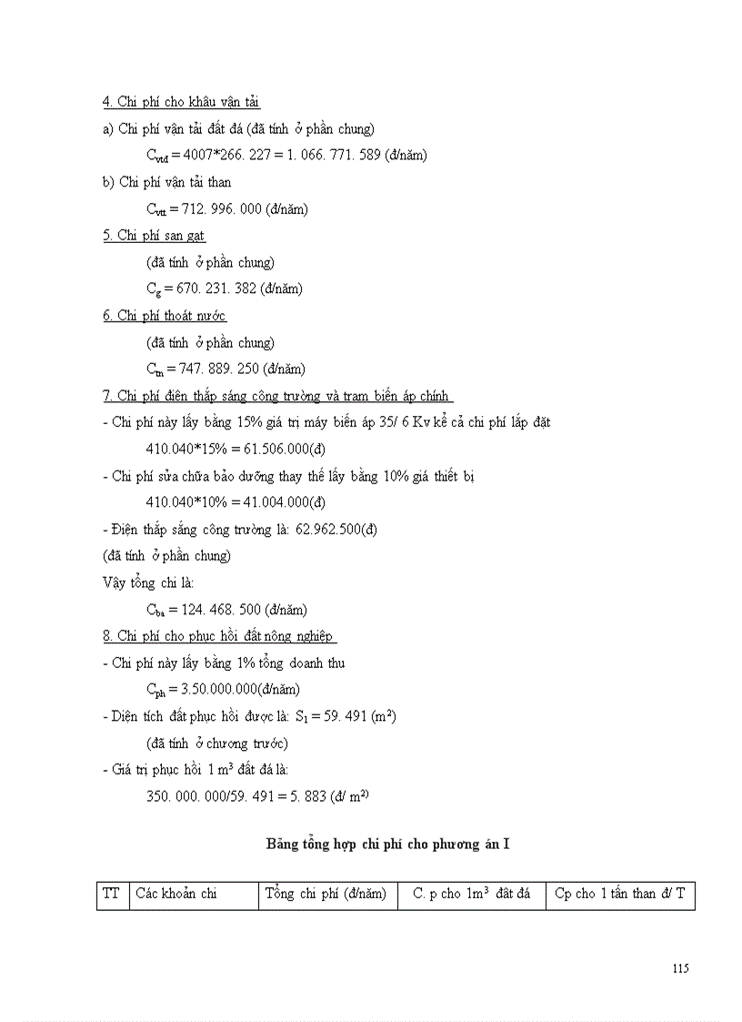 image for page Lựa chọn trình tự khái thácHợp lý cho mỏ than Núi Hồng