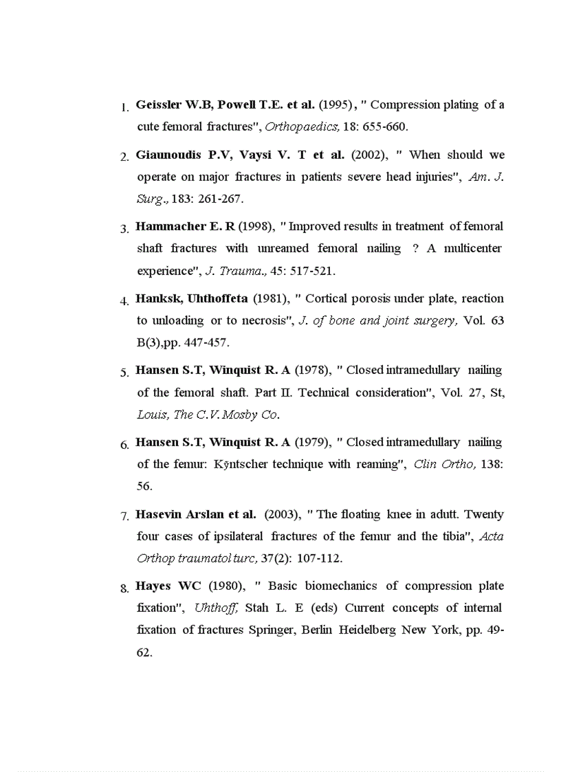 image for page Đánh giá kết quả điều trị gãy kín thân xương đùi ở người lớn bằng nẹp vít tại bệnh viện Việt Đức trong 2 năm 2004 2005 1