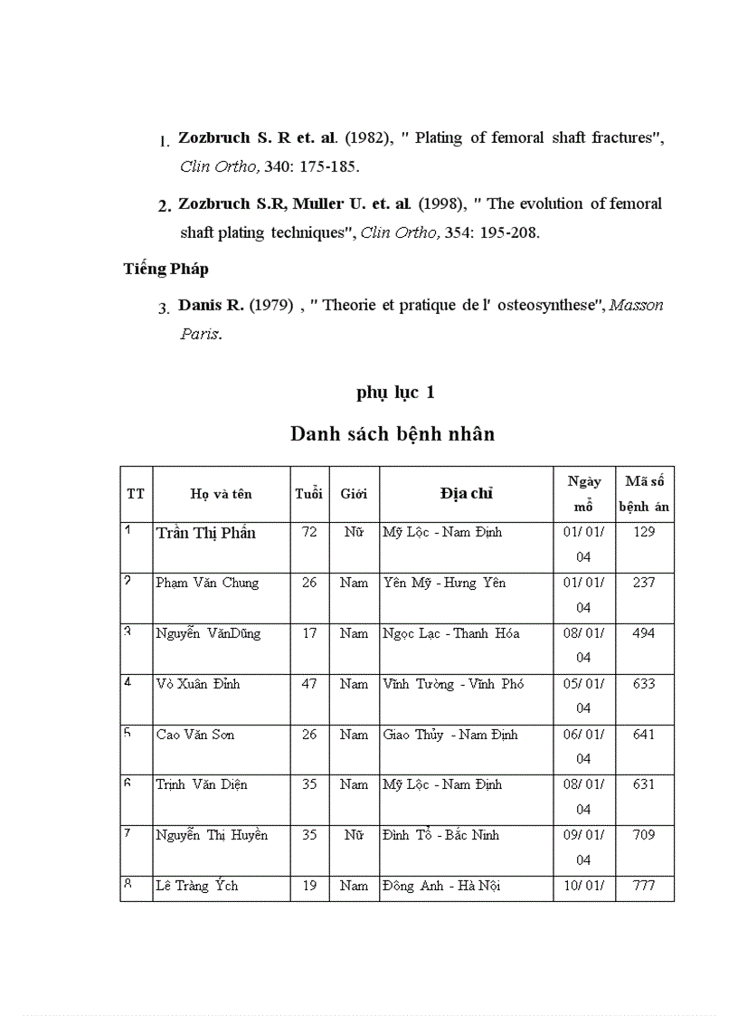image for page Đánh giá kết quả điều trị gãy kín thân xương đùi ở người lớn bằng nẹp vít tại bệnh viện Việt Đức trong 2 năm 2004 2005 1