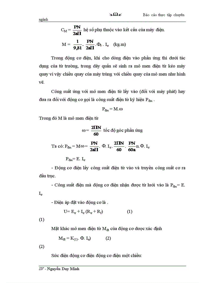 image for page Mô phỏng chuyển động động cơ điện một chiều kích từ độc lập Thầy giáo