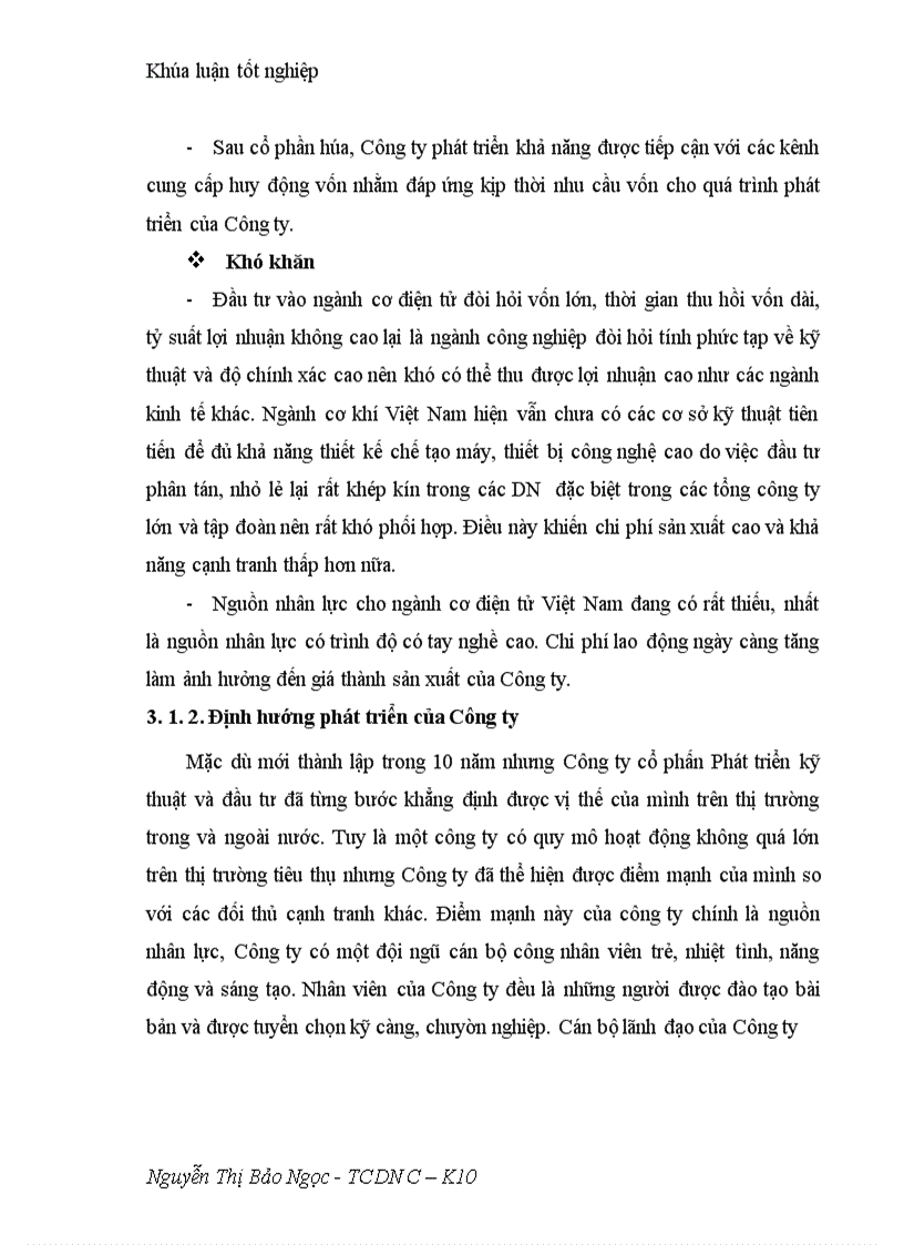 image for page Giải pháp nhằm nâng cao hiệu quả sử dụng vốn lưu động tại Công ty cổ phần Phát triển kỹ thuật và đầu tư
