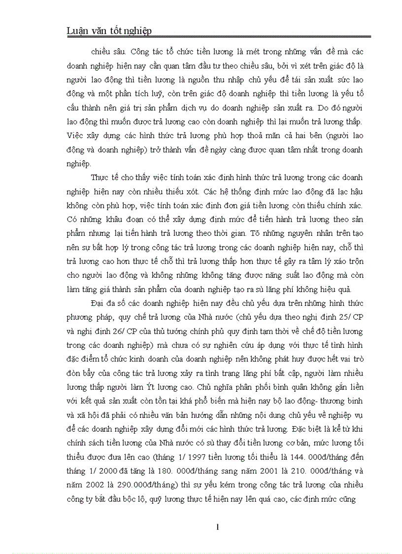 image for page Những giải pháp nhằm cải tiến các hình thức trả lương tại Công ty Xây dựng lắp máy điện nước Hà nội