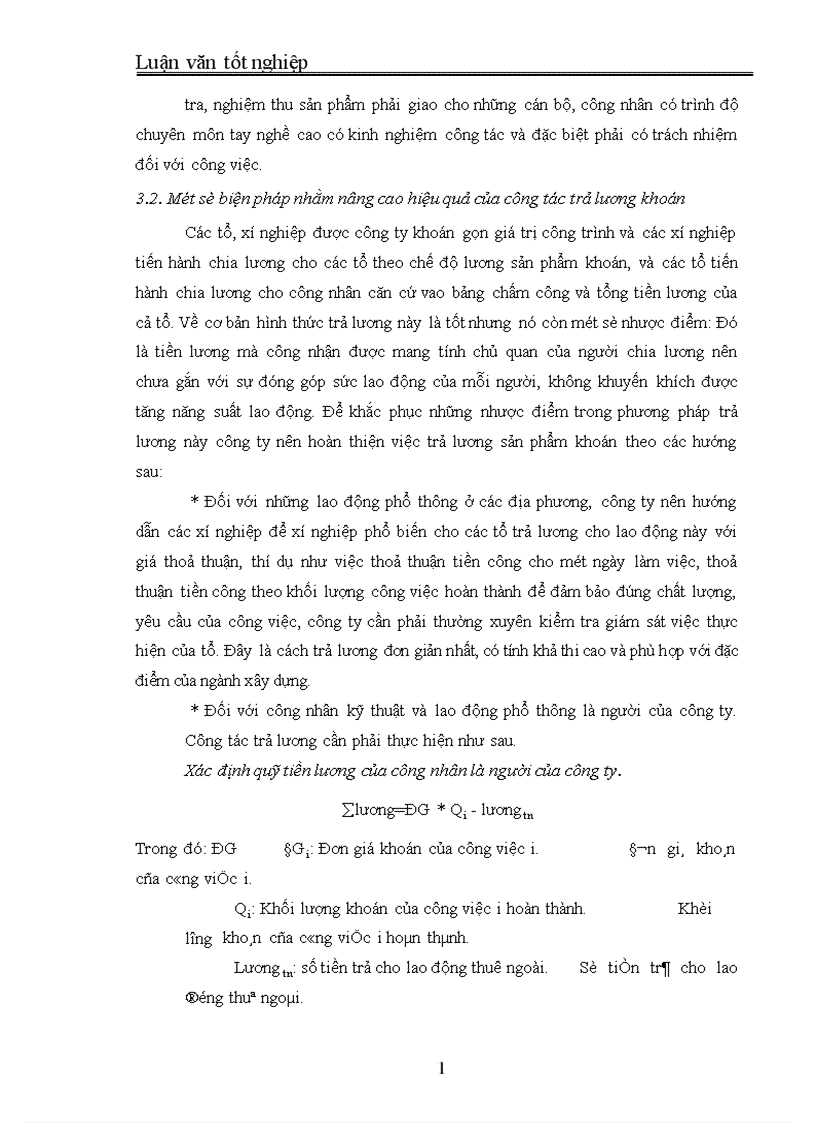 image for page Những giải pháp nhằm cải tiến các hình thức trả lương tại Công ty Xây dựng lắp máy điện nước Hà nội