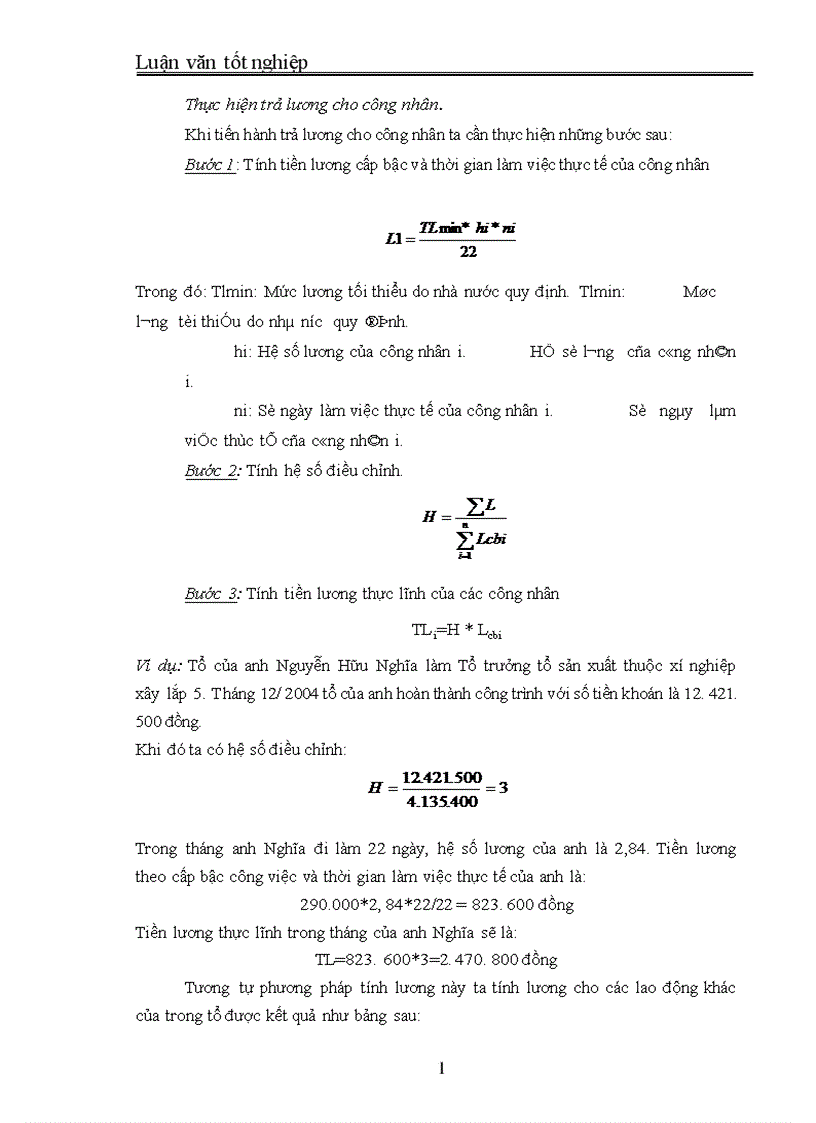 image for page Những giải pháp nhằm cải tiến các hình thức trả lương tại Công ty Xây dựng lắp máy điện nước Hà nội