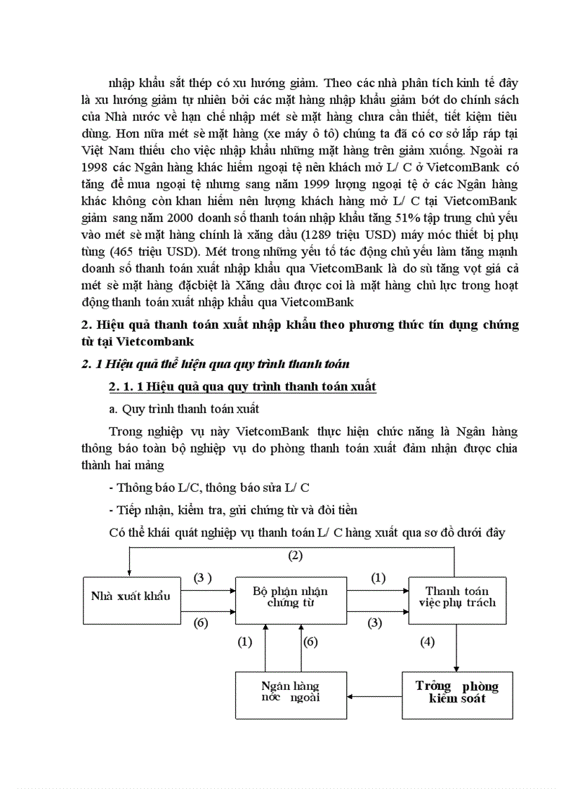 image for page Một số giải pháp nâng cao hiệu quả trong công tác thanh toán hàng xuất nhập khẩu bằng phương thức tính dụng chứng từ tại Ngân hàng Ngoại thương Việt Nam 1