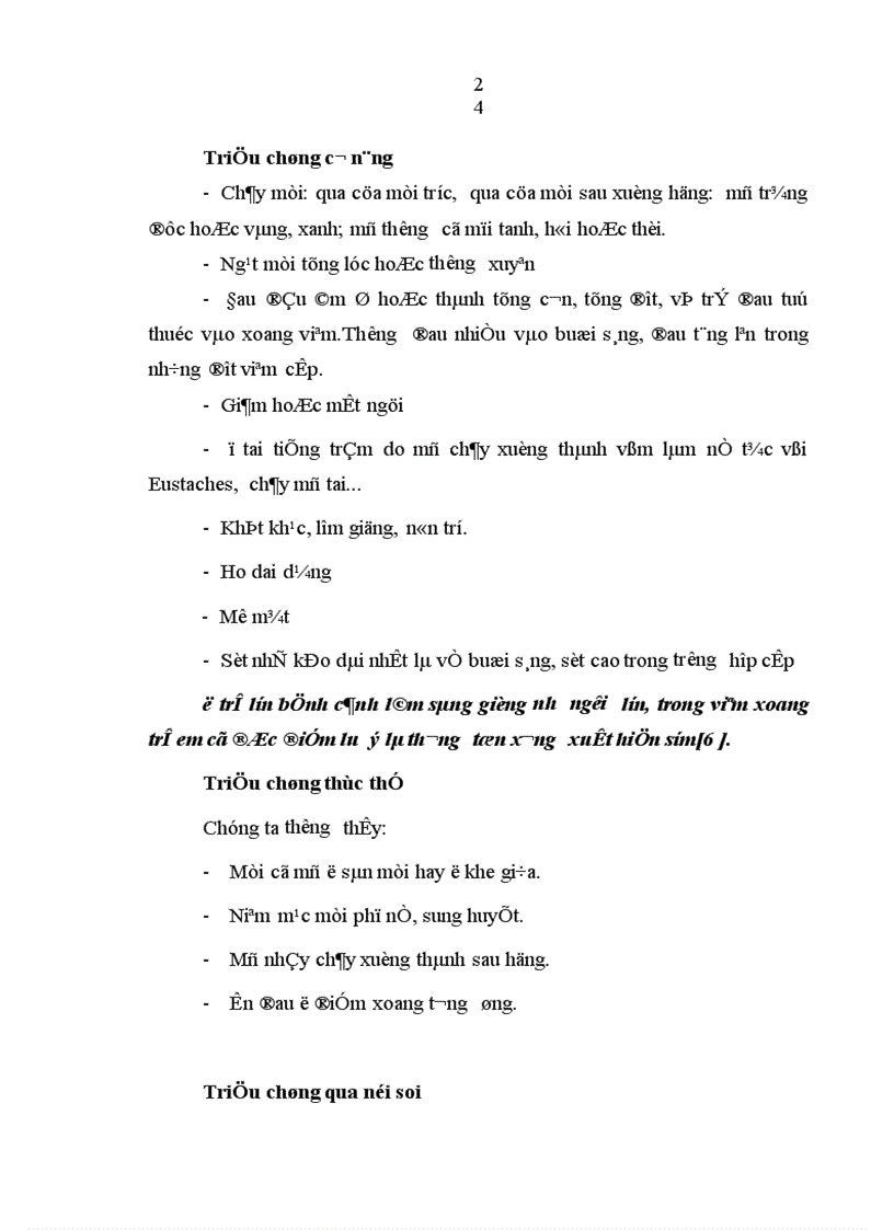 image for page Nghiên cứu đặc điểm lâm sàng cận lâm sàng của viêm xoang nhiễm khuẩn ở trẻ em 1