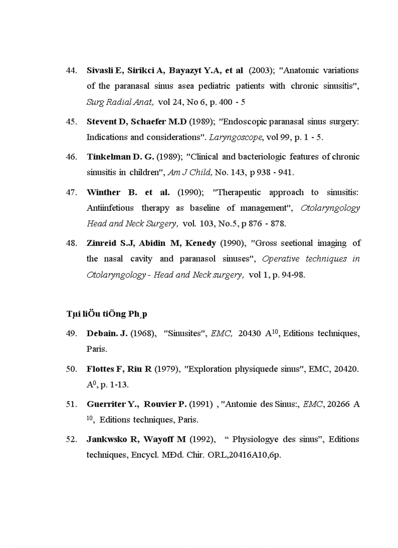 image for page Nghiên cứu đặc điểm lâm sàng cận lâm sàng của viêm xoang nhiễm khuẩn ở trẻ em 1