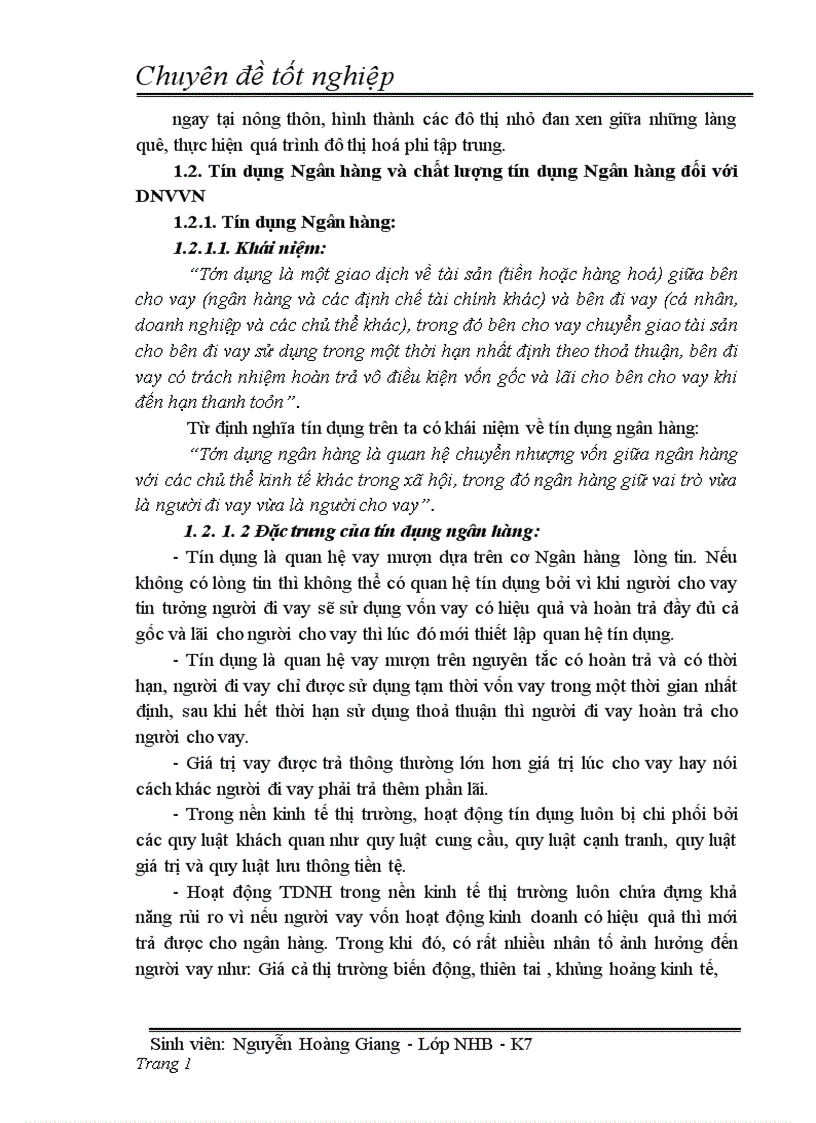 image for page Giải pháp nâng cao chất lượng tín dụng đối với doanh nghiệp vừa và nhỏ tại ngân hàng công thương khu vực Ba Đình thuộc ngân hàng TMCP công thương Việt Nam 1