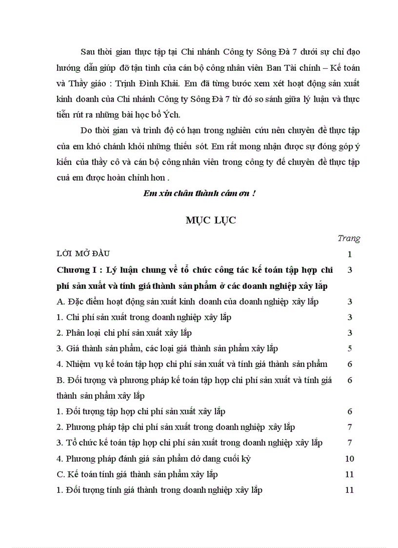 image for page Một số biện pháp nhằm hoàn thiện công tác kế toán chi phí sản xuất và tính giá thành sản phẩm tại Chi nhánh Công ty Sông Đà 7 1
