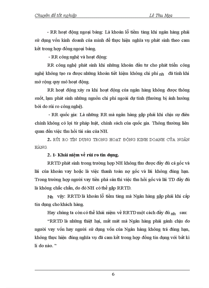 image for page Giải pháp phòng ngừa và hạn chế rủi ro tín dụng tại NHNo PTNT Huyện Ngọc Lặc Tỉnh Thanh Hoá 1