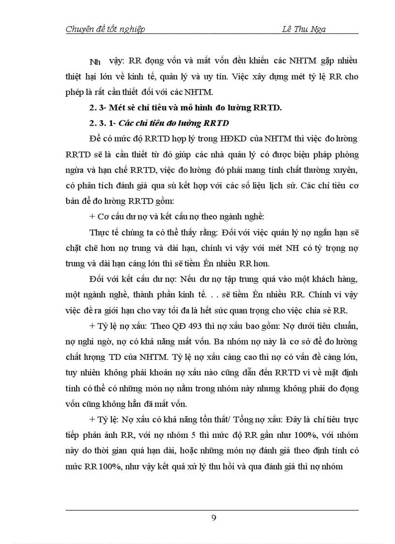 image for page Giải pháp phòng ngừa và hạn chế rủi ro tín dụng tại NHNo PTNT Huyện Ngọc Lặc Tỉnh Thanh Hoá 1