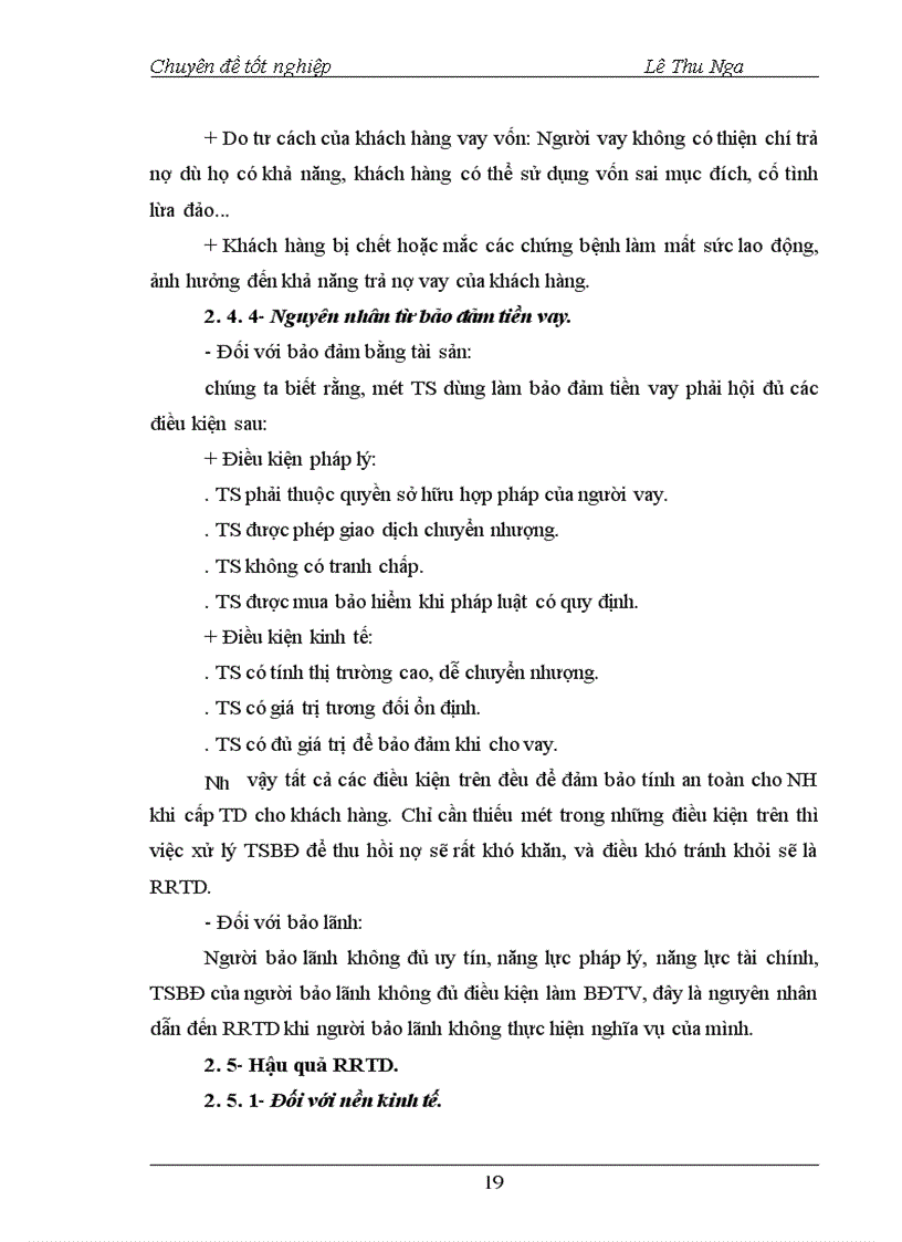 image for page Giải pháp phòng ngừa và hạn chế rủi ro tín dụng tại NHNo PTNT Huyện Ngọc Lặc Tỉnh Thanh Hoá 1