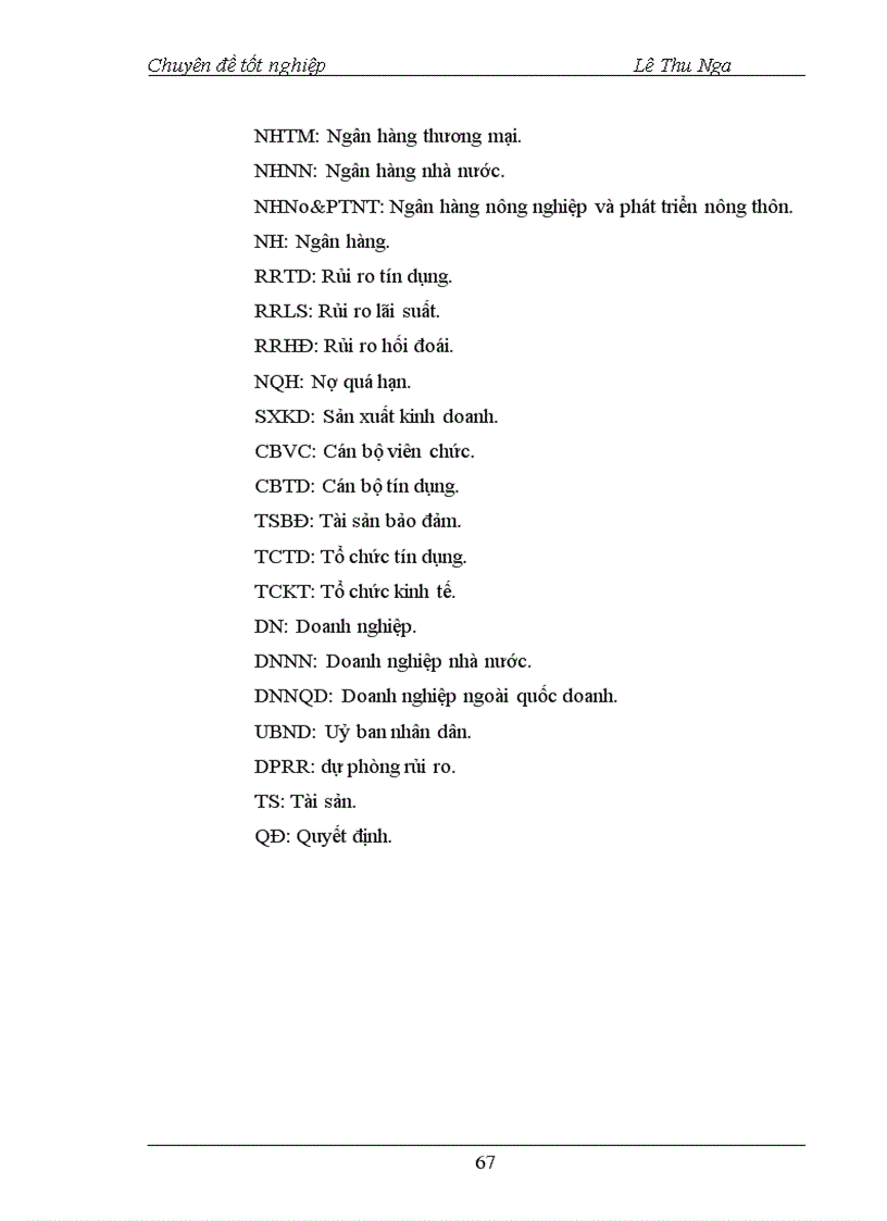image for page Giải pháp phòng ngừa và hạn chế rủi ro tín dụng tại NHNo PTNT Huyện Ngọc Lặc Tỉnh Thanh Hoá 1