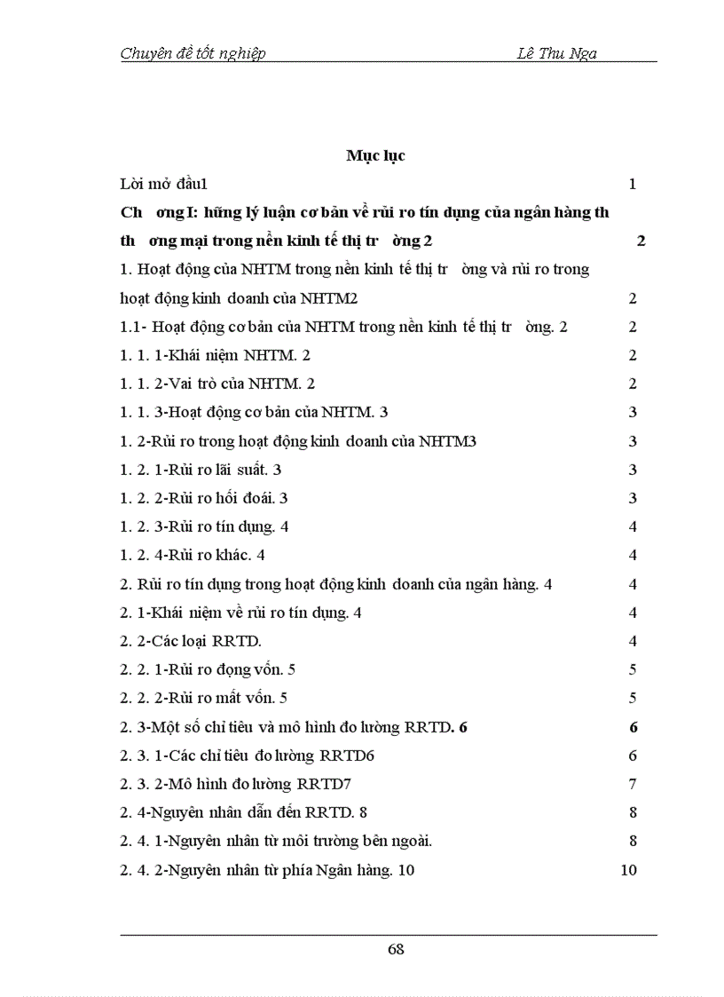 image for page Giải pháp phòng ngừa và hạn chế rủi ro tín dụng tại NHNo PTNT Huyện Ngọc Lặc Tỉnh Thanh Hoá 1