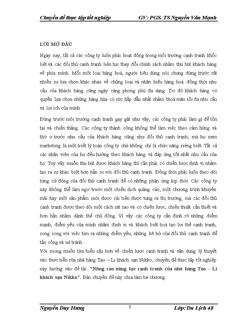 image for page Nâng cao năng lực cạnh tranh của nhà hàng Tao Li khách sạn Nikko 1