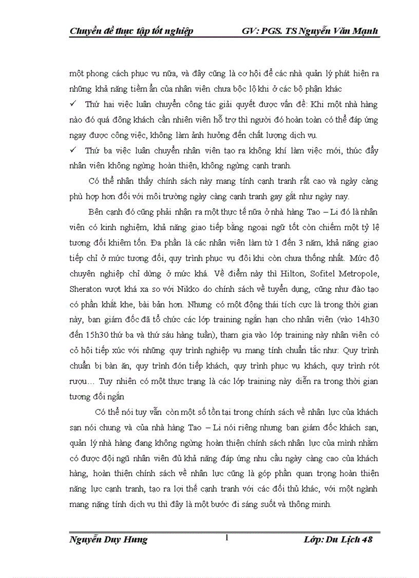 image for page Nâng cao năng lực cạnh tranh của nhà hàng Tao Li khách sạn Nikko 1
