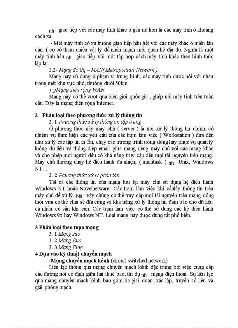 image for page Báo cáo tốt nghiệp tổng quan về mạng máy tính