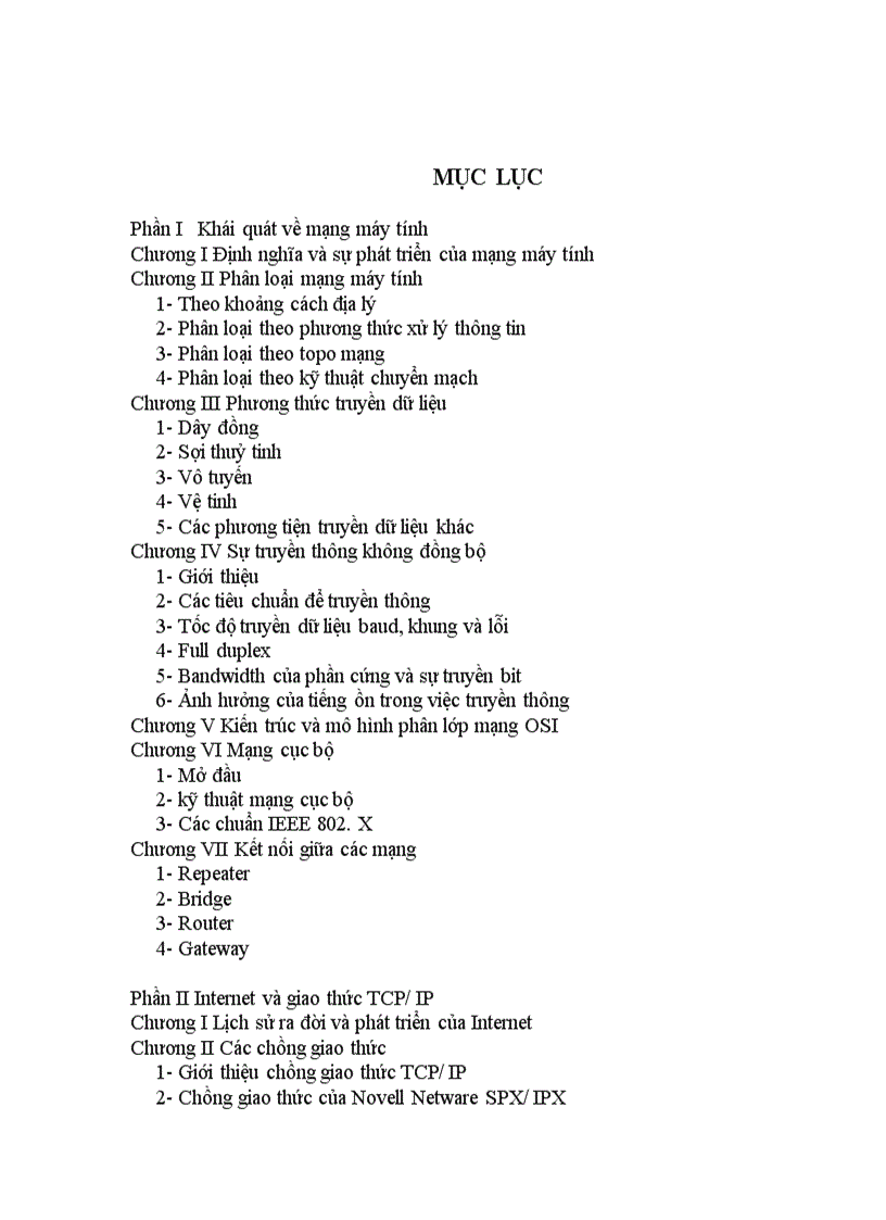 image for page Báo cáo tốt nghiệp tổng quan về mạng máy tính