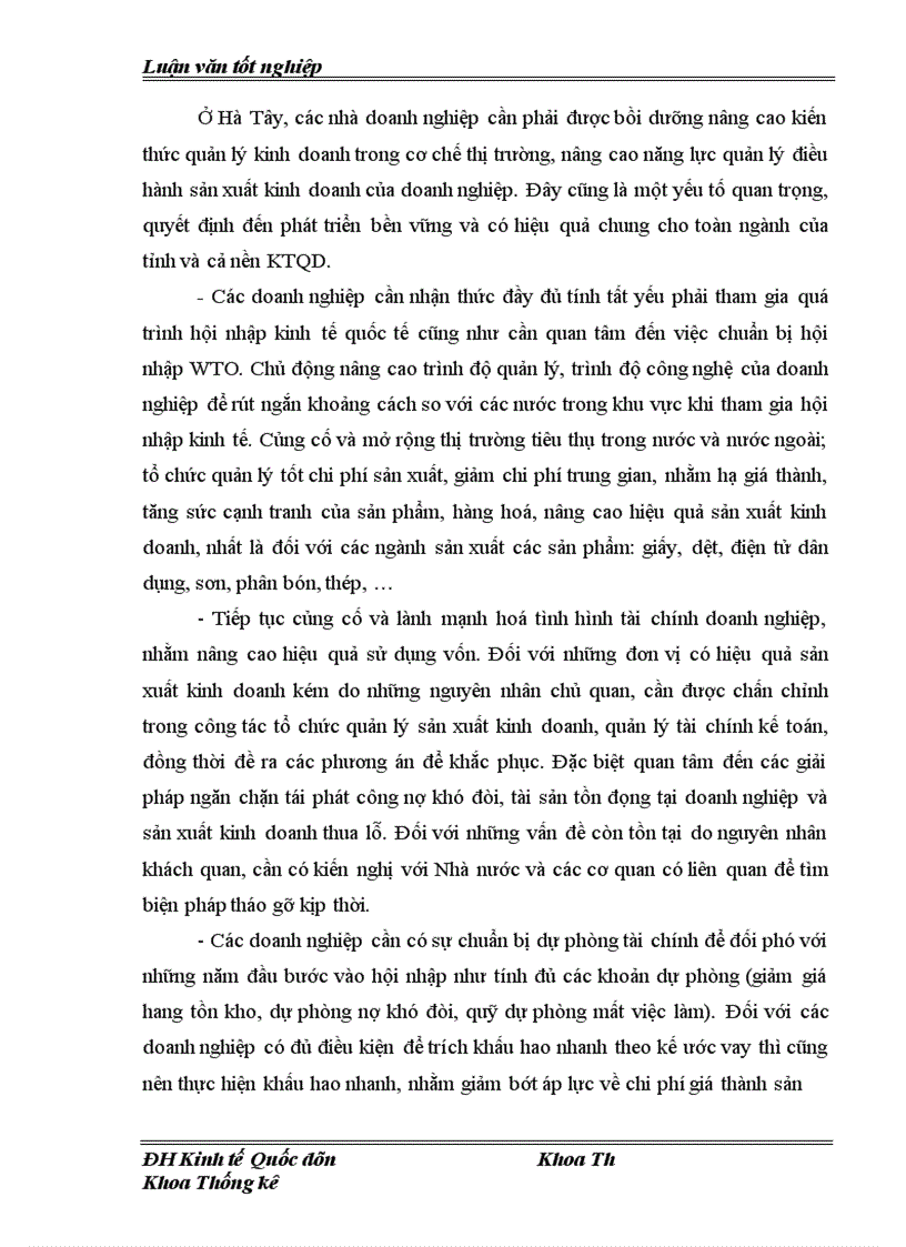 image for page Vận dụng một số phương pháp thống kê để phân tích tình hình phát triển công nghiệp trên địa bàn Hà Tây thời kỳ 2000 2005 và dự đoán đến năm 2007 1